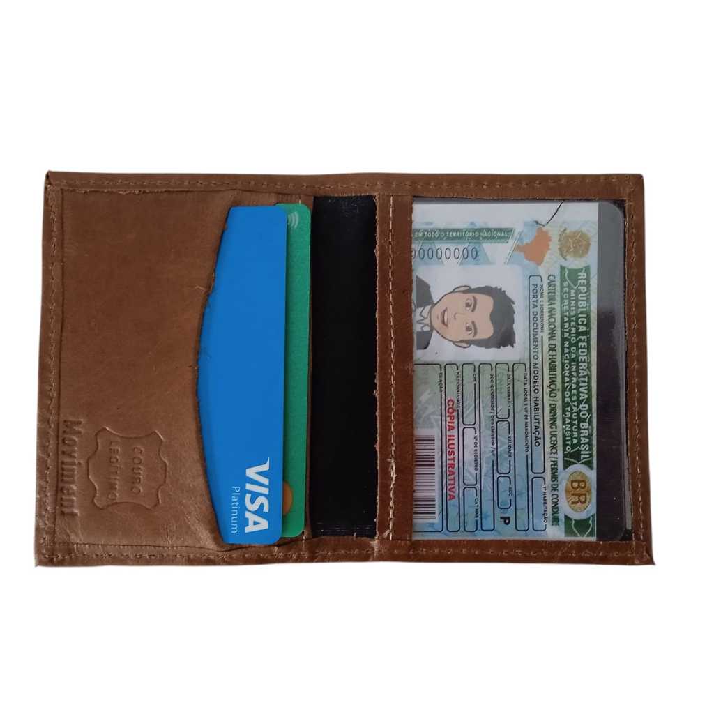 KIT 10 Carteira Porta Cartão Masculina Couro Legítimo Fina Pequena em Oferta na Shopee
