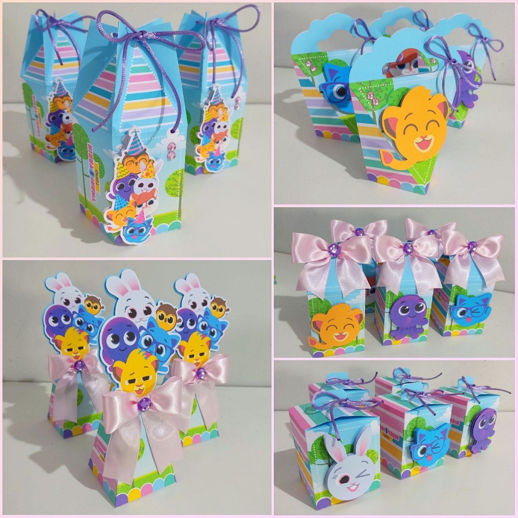 Kit Personalizados caixinhas BOLOFOFO Lembrancinha aniversário