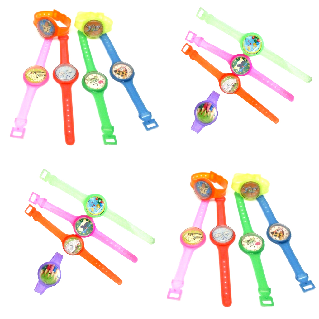 Kit 15 Relógio Brinquedo Infantil Kit Festa Lembrancinha