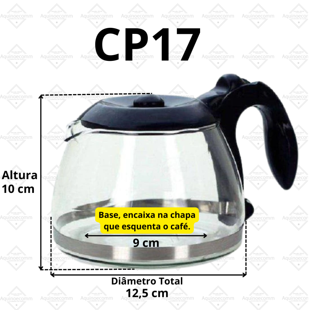 Jarra Cafeteira Cp17 Mondial Pratic 17 e Arno Petite