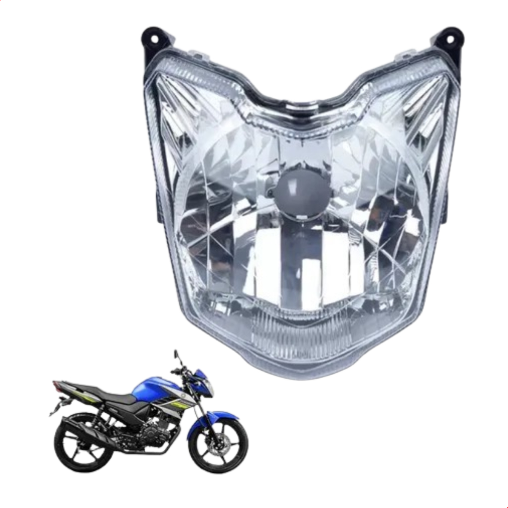 Farol Bloco Optico Para Yamaha Fazer 150 2013 a 2022 Original Plasmoto em Oferta na Shopee