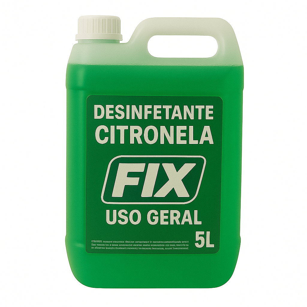 Desinfetante Uso Profissional 5 Litros Citronela Fix