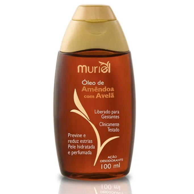 Óleo Corporal de Amêndoas com Avelã 100ml - Muriel