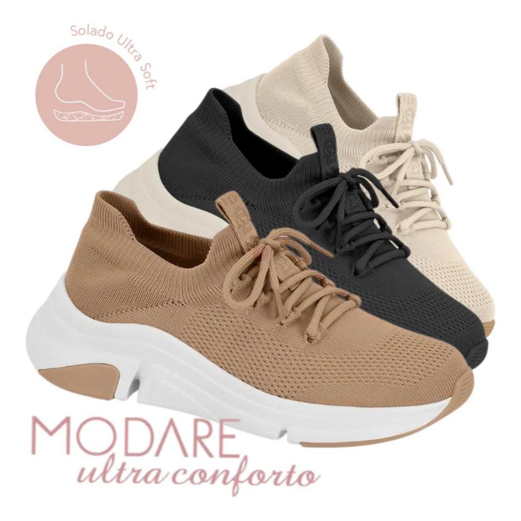 Tenis Modare Original feminino conforto dia a dia academia confortavel feminina levea em Oferta na Shopee