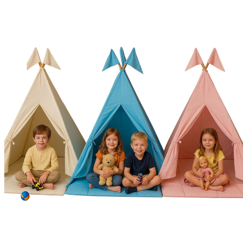 Cabana infantil festa do pijama cores disponiveis completa em Oferta na Shopee