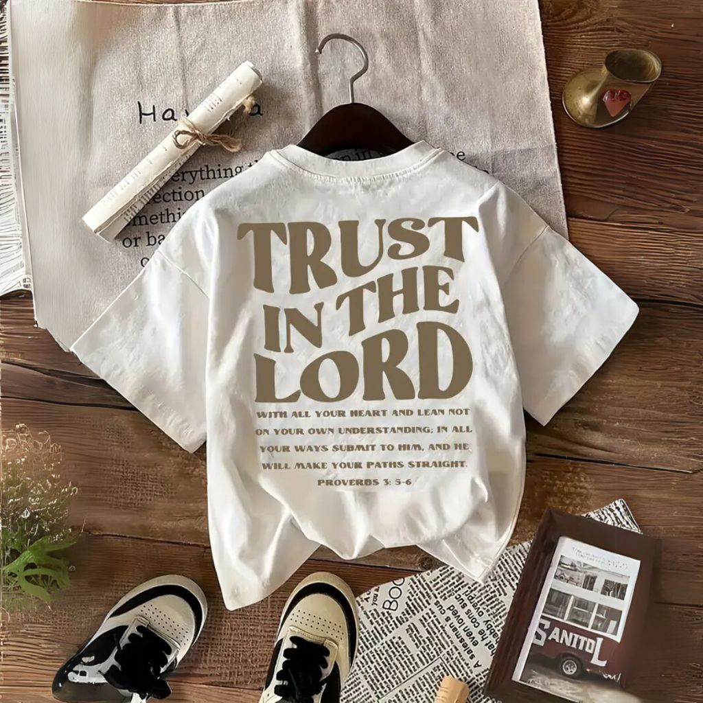 Camisetão Oversized Estilo Gospel Modelo Unissex Larga Despojada Streetwear Jesus Lord Algodão Premium