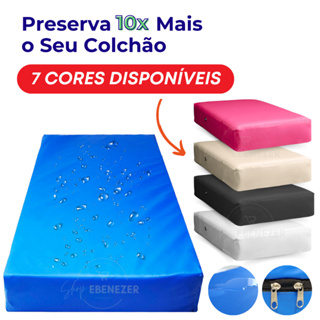 Capa de Colchão Impermeável Antialérgica Protetor colchão Solteiro Berço Casal e Queen Hospitalar em Oferta na Shopee