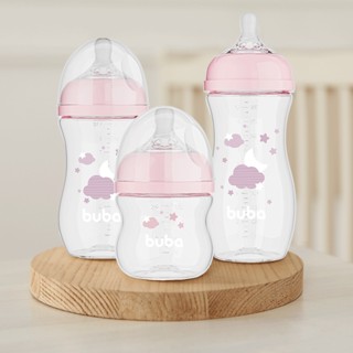 Mamadeira BUBA  Bebê Infantil Anticólica Bico Pétala Buba Estampa sortida Nuvem Rs ou Elefante Rs em Oferta na Shopee