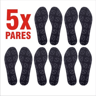 Palmilha Antimicrobiana Tam.: 33 Ao 45 = Kit 5 Pares em Oferta na Shopee