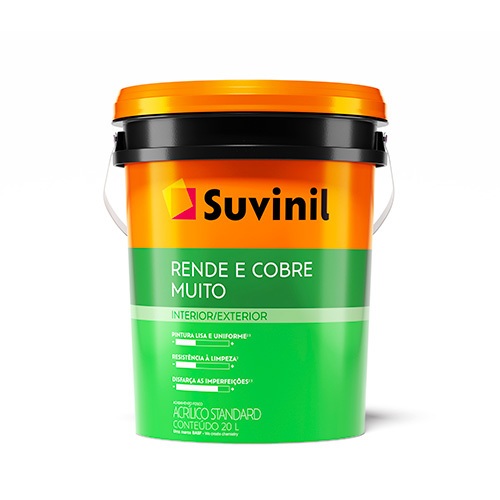 Tinta Rende & Cobre Muito 20L Branco Neve Suvinil