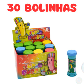 Kit 30 Bolhas de Sabão Para Brincadeira e Decoração de Festa 10,15,20,25,30 em Oferta na Shopee