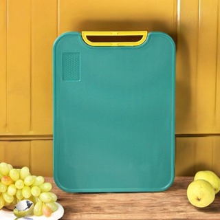 Tábua de Corte Retangular e Redonda Antibacteriana À Prova De Mofo Com Alça Anti-rachaduras Cozinha Verde Carne em Oferta na Shopee