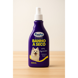 Spray Banho A Seco Para Cães E Gatos Fixapet 500ml Higienizador Filhotes e Adultos Cachorros PET em Oferta na Shopee