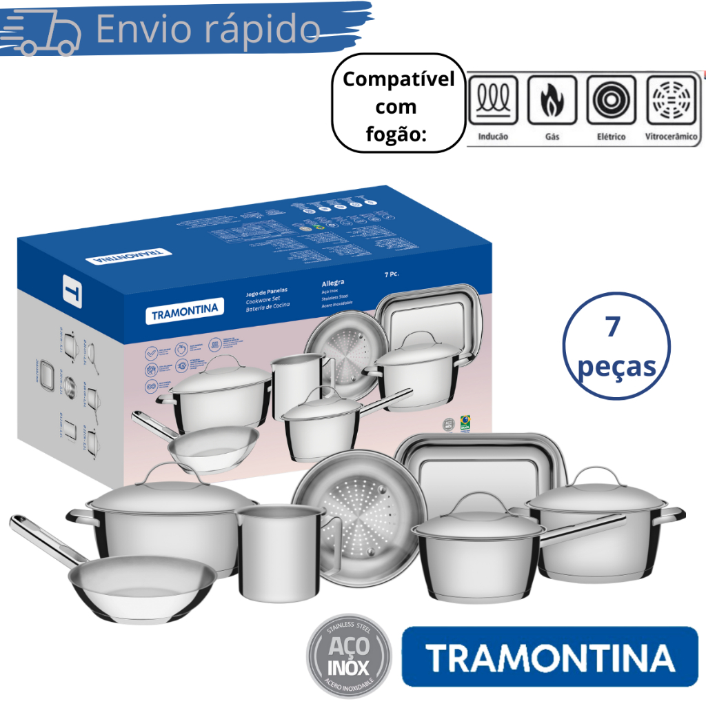 O que é Conjunto de Panelas de Inox Tramontina? Guia e Onde Comprar | BuscaProdutos