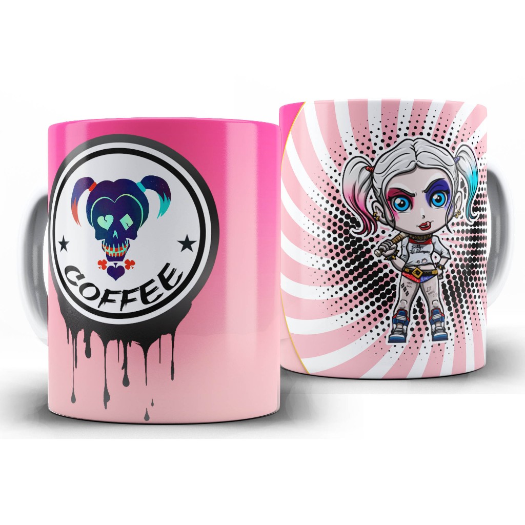 Caneca Filme - Esquadrao Suicida Chibi - Alerquina