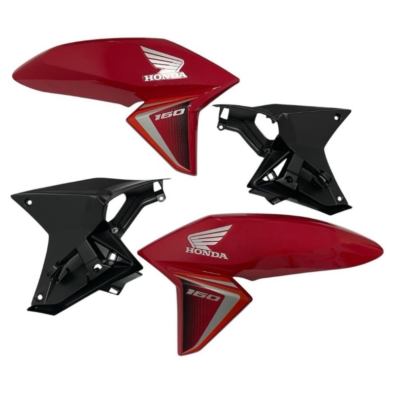 ABA TANQUE COMPLEMENTO CG TITAN 160 2017 VERMELHO PEROLIZADO em Oferta na Shopee