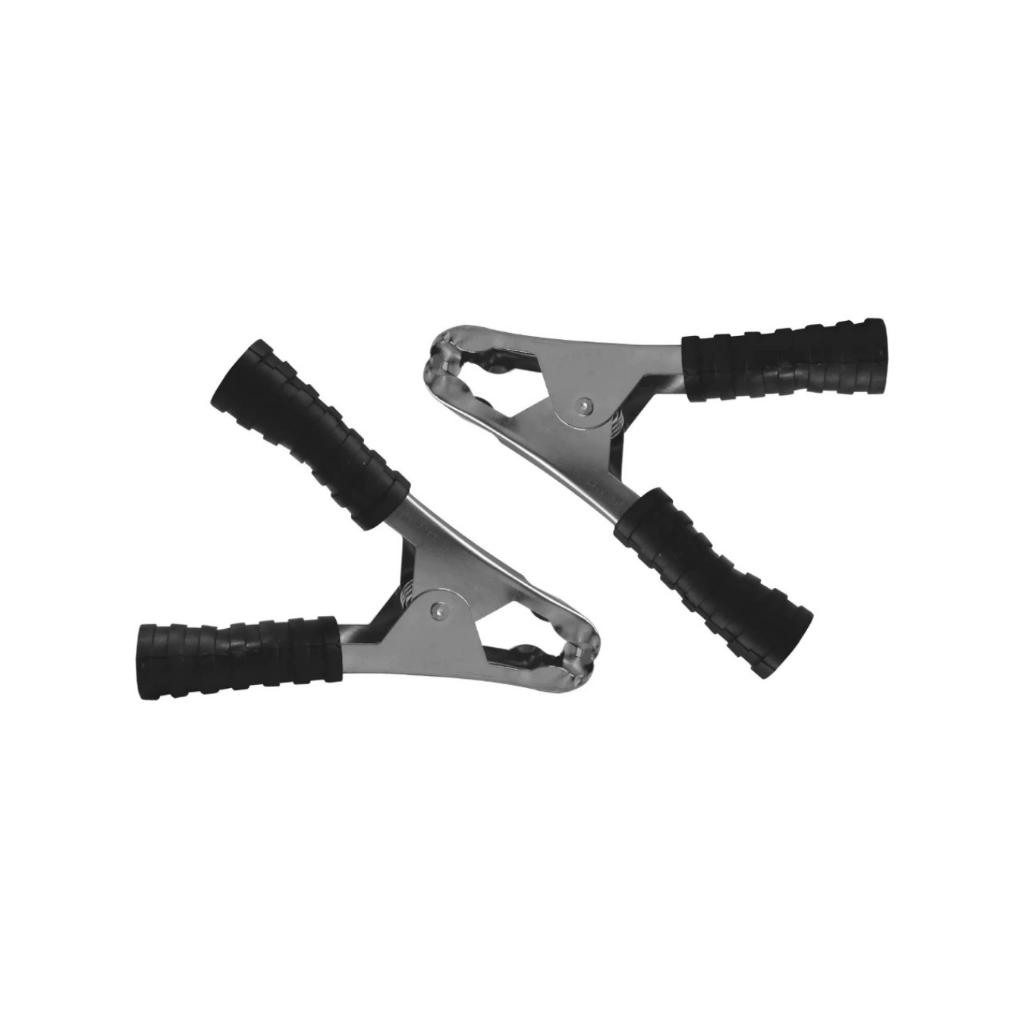 Garra Jacaré para Bateria Chupeta 100A 300A 10,5cm 13,5cm Preta Conector de Energia MXT