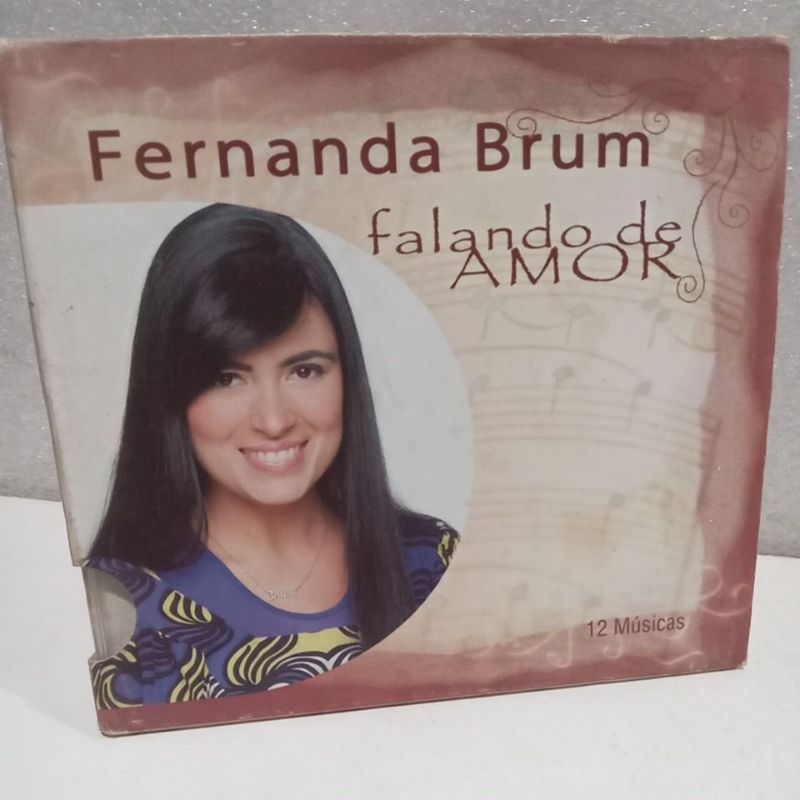 CD FERNANDA BRUM -FALANDO DE AMOR TIRAGEM AG-6000