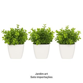 1 2 ou 3 vasos plantas artificiais Arranjos Buchinho & Eucalipto vaso branco QG em Oferta na Shopee
