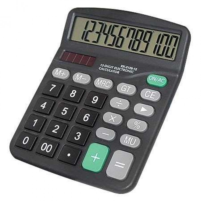 Calculadora Mesa 12 Digitos Kk-837b em Oferta na Shopee