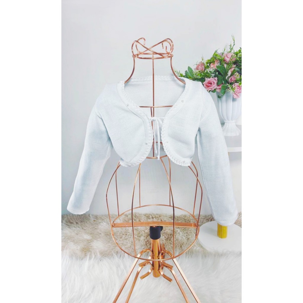 Bolero Bebê Branco: Onde Comprar | BuscaProdutos