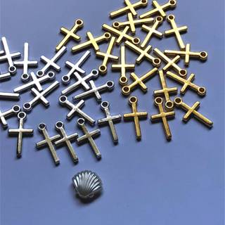 Pingente de Cruz Lisa de 2cm 20 unidades em Oferta na Shopee