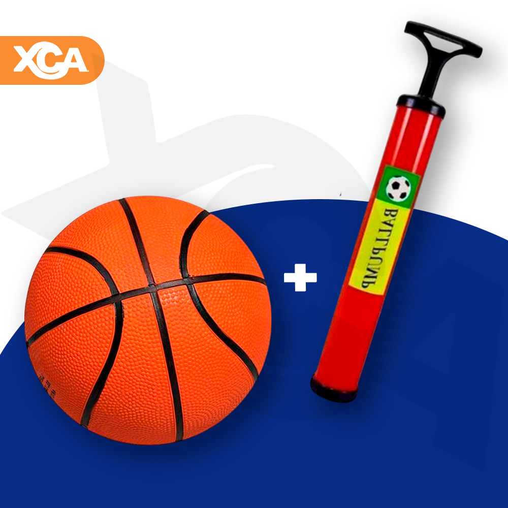 Bola De Basquete Tamanho Profissional + Bomba Qualidade BAsketball Padrão Kit Oficial em Oferta na Shopee