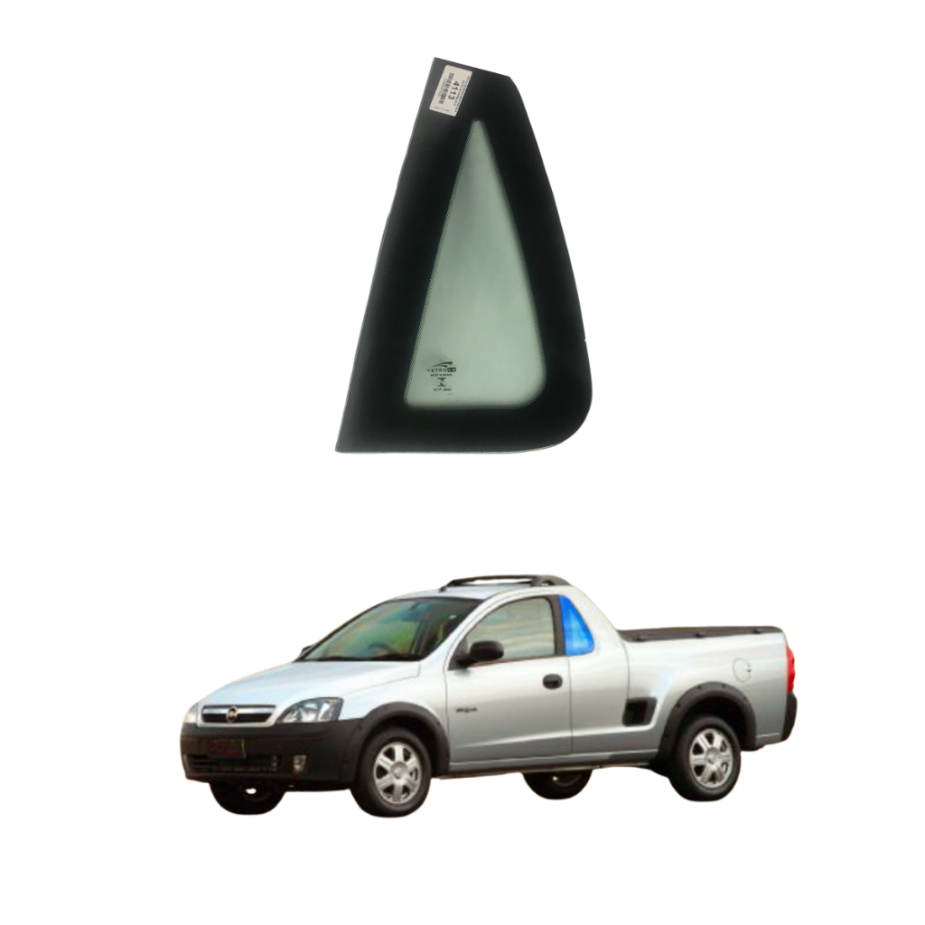 Vidro Lateral Fixo Montana Antiga Lado Esquerdo 2002 a 2010
