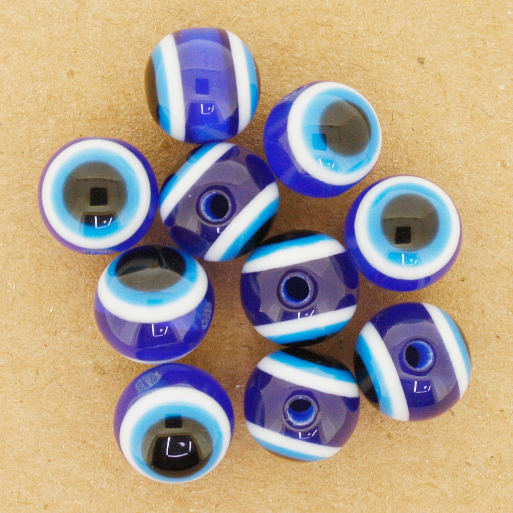 Bolinha Miçanga Olho Grego Azul 10mm Bijuteria Japamala Pulseira Colar Chaveiro Amuleto Artesanato em Oferta na Shopee