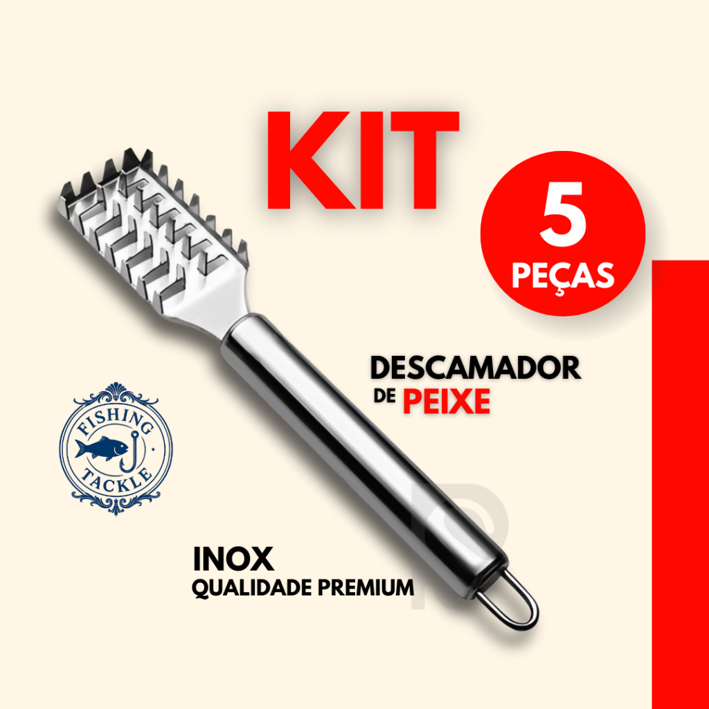 Descamador de Peixe Removedor de Escamas Escamador Inox Pesca em Oferta na Shopee