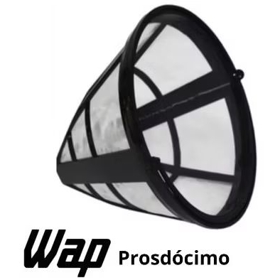 Coador Filtro Permanente Cafeteira WAP Prosdócimo WCD 1500 Programável 38 xícaras