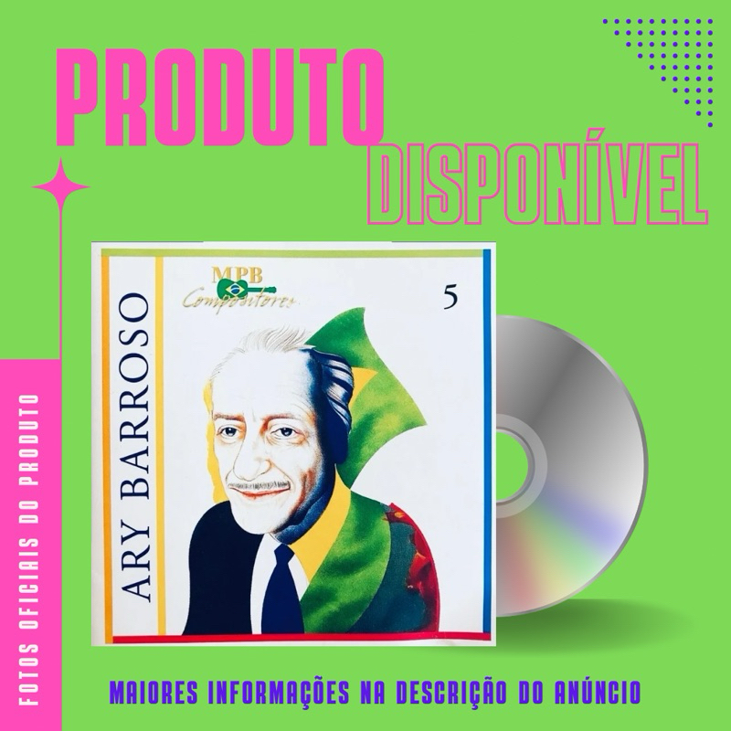 CD ARY BARROSO - MPB COMPOSITORES 5 (Elis Regina, Jamelão, Altemar Dutra, Elizeth Cardoso) *