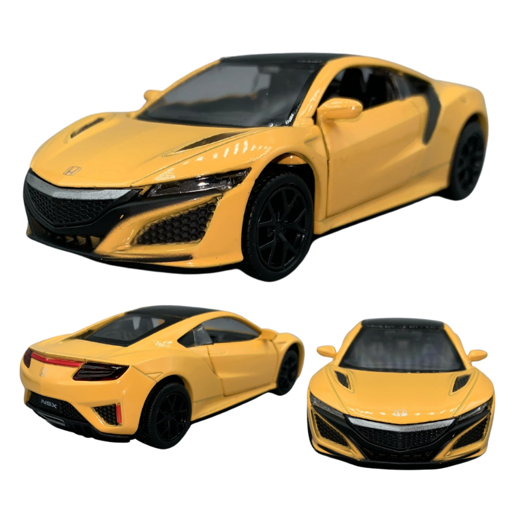 Miniatura Carro Honda NSX 2019 Escala 1:36 Coleção Fricção