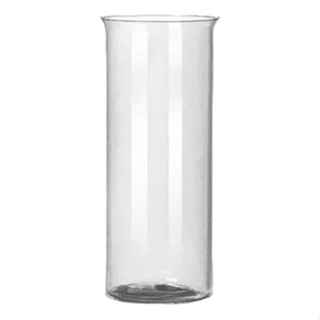 Vaso Tubo De Vidro Transparente Cilindro 18x8cm em Oferta na Shopee