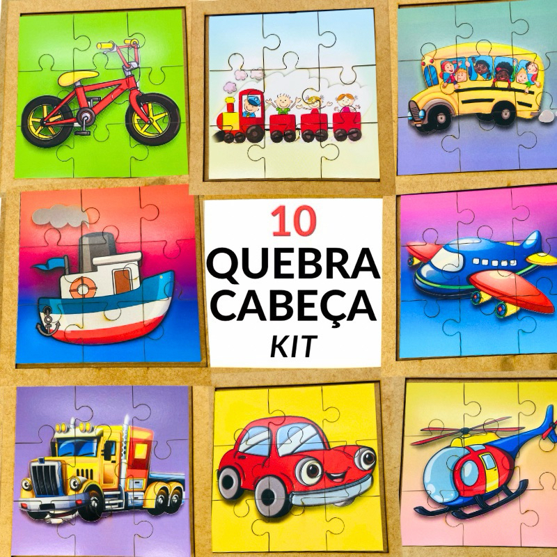 Quebra-cabeça de Carros e Aviões: Onde Comprar | BuscaProdutos