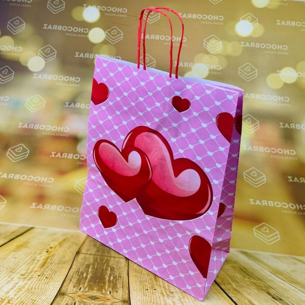 10~40 SACOLA DIA DOS NAMORADOS  LOVE 17,5 X 8,5 X 21,5 (LC) - REF:4310 off