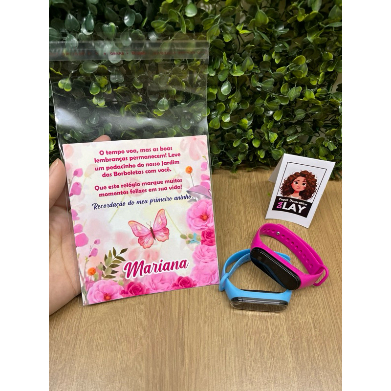 Card lembrancinha personalizada Sem relogio- Diversos Temas em Oferta na Shopee