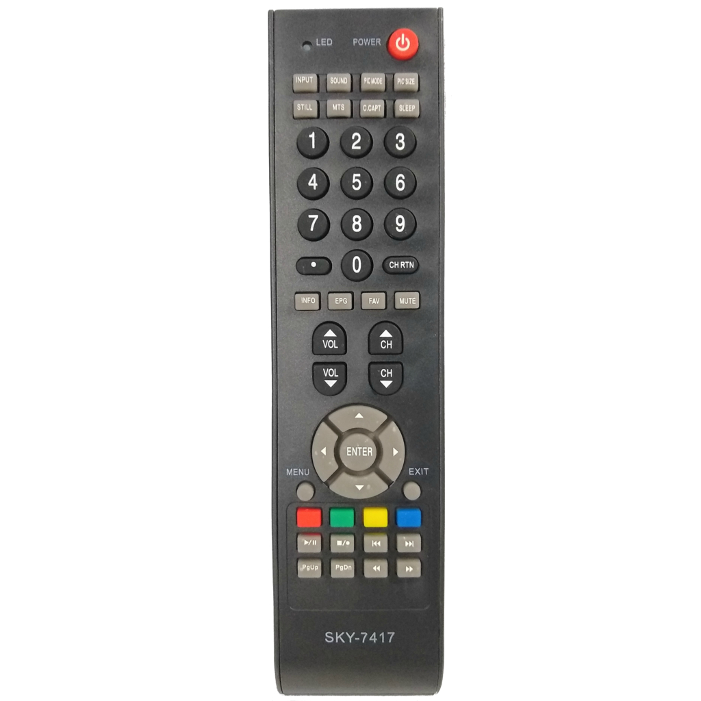 CR-2731 Controle Remoto Compatível TV LCD SEMP TOSHIBA LC2655WDA / LC3255WDA SKY7417