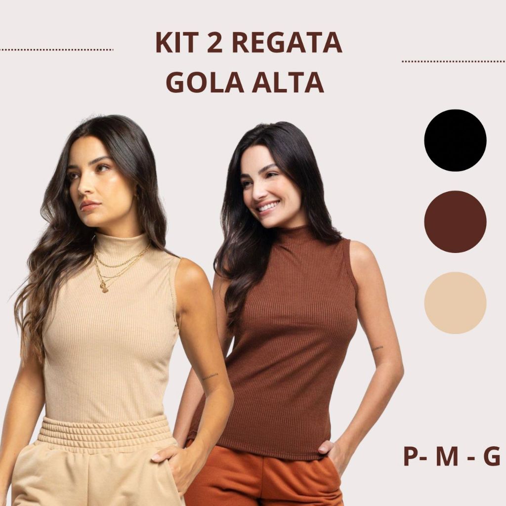 Regata modal regata canelada feminina blusa canelada gola alta camiseta básica blusa cacharrel