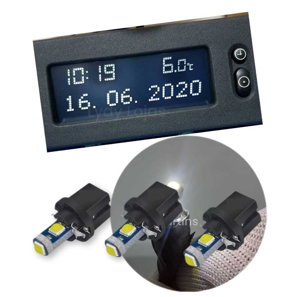 LAMPADA LED COMPUTADOR DE BORDO GM MONTANA ASTRA MERIVA ZAFIRA CORSA