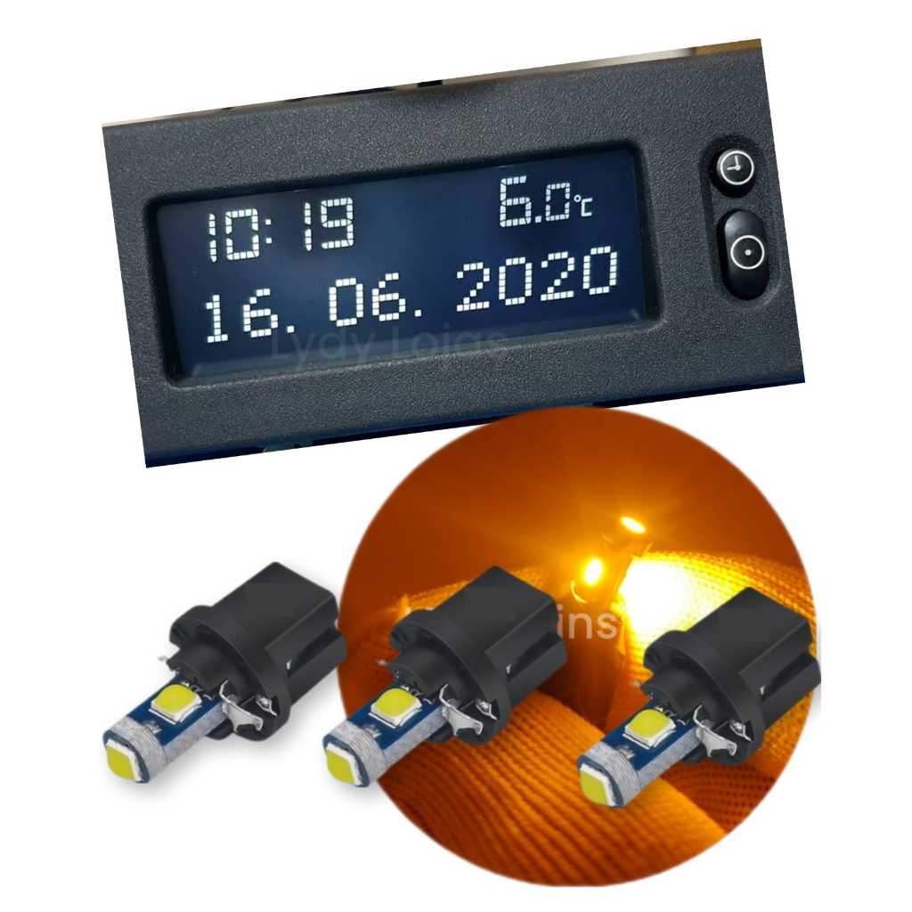 LAMPADA LED COMPUTADOR DE BORDO CHEVROLET ASTRA MERIVA ZAFIRA CORSA
