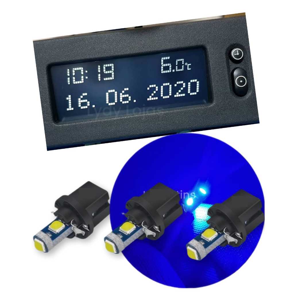 LED T5 COMPUTADOR DE BORDO GM ASTRA MERIVA ZAFIRA CORSA