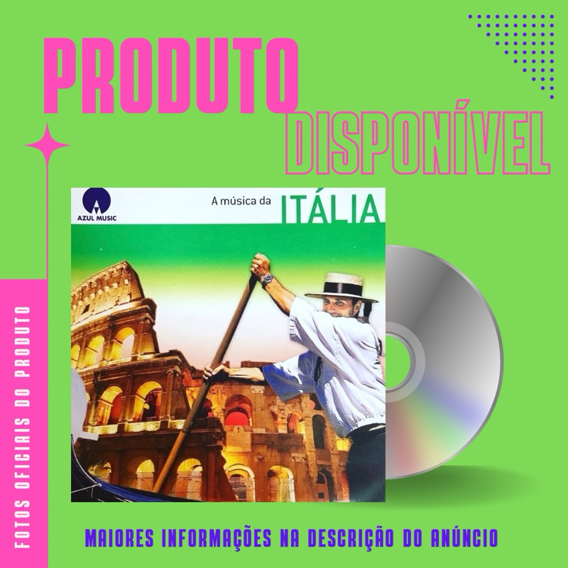 CD COLEÇÃO CARAS A MÚSICA DO MUNDO - A MÚSICA DA ITÁLIA