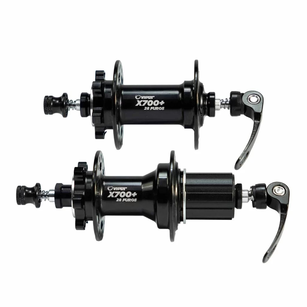 Par Cubo Bicicleta Barulhento Disco 28f 120 Clicks 6 Aletas Viper X700 Plus C/ Blocagem