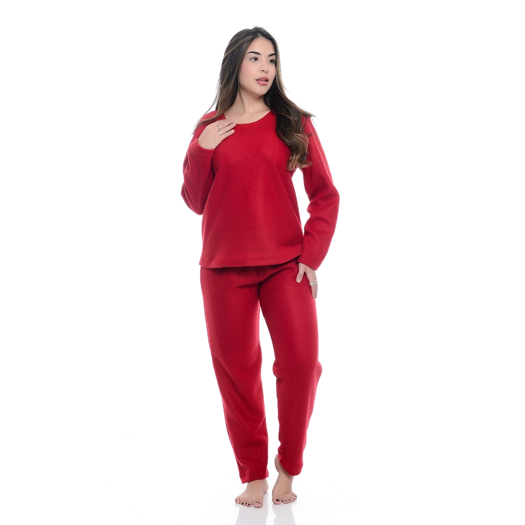 PIJAMA SOFT ADULTO FEMININO PROMOÇÃO OUTONO/INVERNO FRIO em Oferta na Shopee