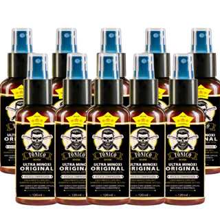 KIT 10X Tônico Ultra, cabelo, barba e sobrancelha em Oferta na Shopee