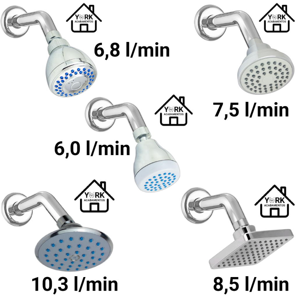 Ducha Articulada ABS Cromado Aquecedor Gás ou Solar Área Externa / Interna  ESCOLHA MODELO PREFERIDO em Oferta na Shopee