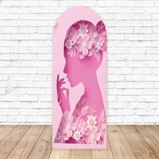Capa para Painel Romano Arredondado Dia da Mulher 2,00m x 1,00m Com Elástico Decorativa Sublimada em Oferta na Shopee