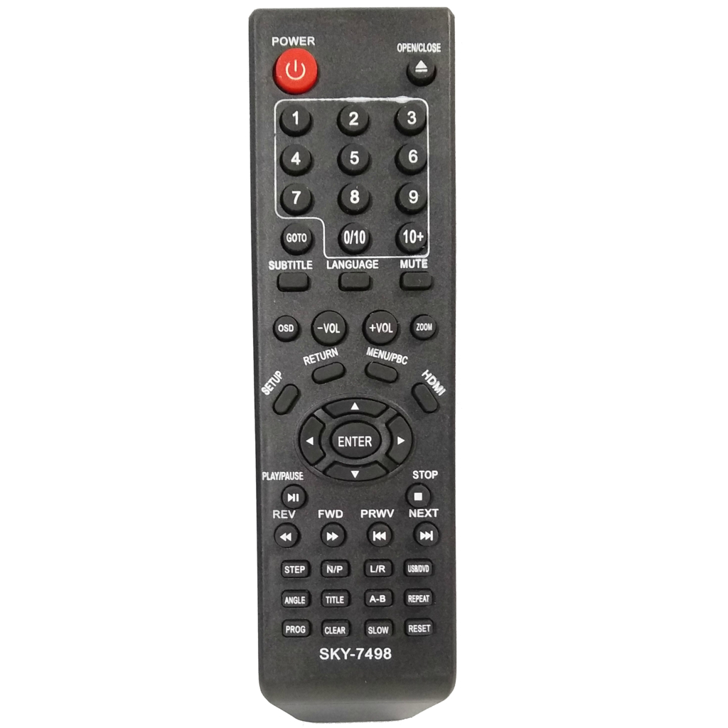 CR-2961 Controle Remoto Compatível DVD CCE 900 SKY7498