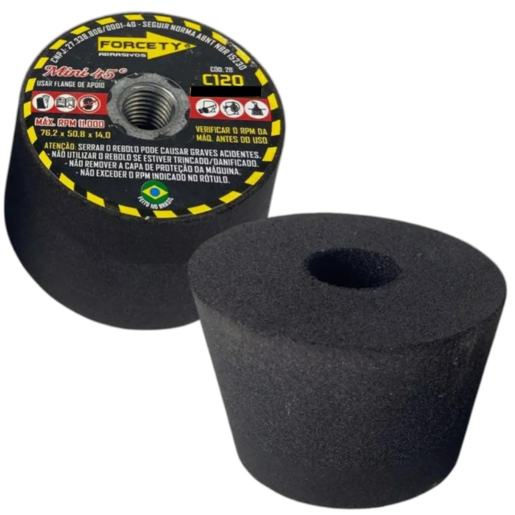 1 Rebolo Mini Conico 3 Polegadas Acabamento Porcelanato Granito Marmoraria Esmerilhadeira Lixadeira em Oferta na Shopee